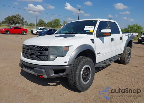 2013 Ford F-150 Svt Raptor z USA, uszkodzony, nr VIN 1FTFW1R6XDFB16203